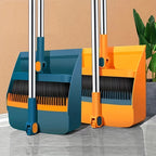 CLEANSWEEP PRO – Set di Scopa e Paletta con Manico Lungo Rotante e Denti a Pettine Integrati