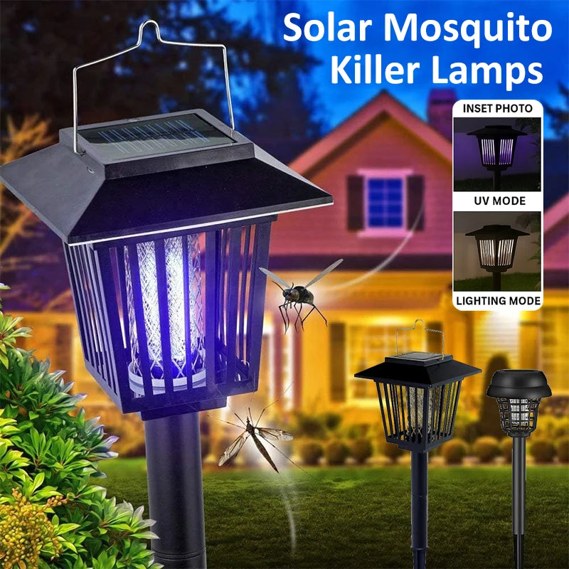 Solavex Trappola per Zanzare Solare & Luce LED | Impermeabile IP65 | Giardino & Terrazza | Insetticida