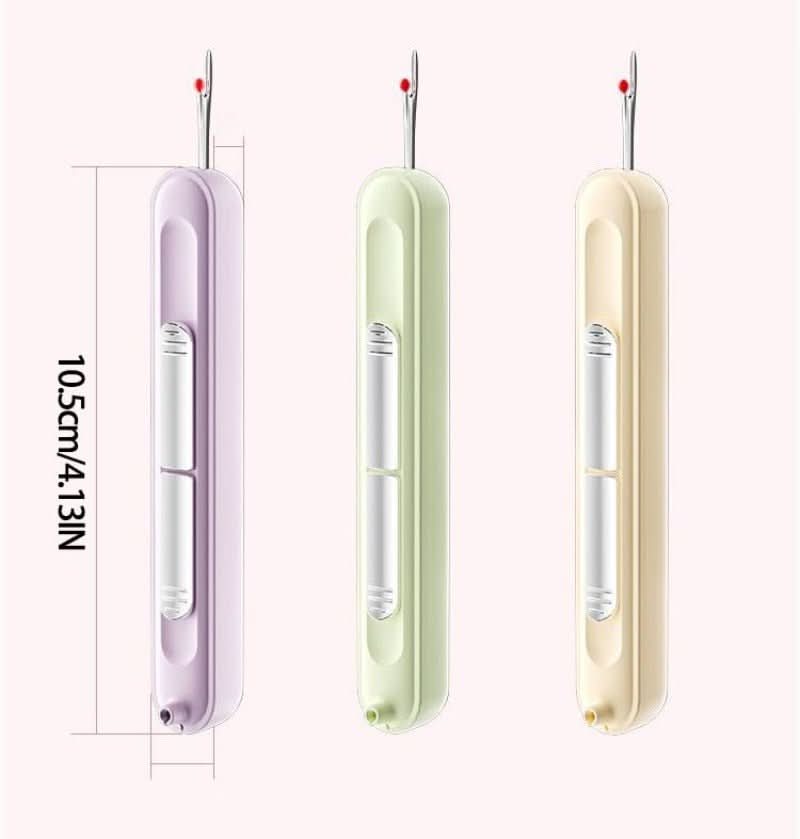 Strumento da cucito 2-in-1 – Pratico infilatore per aghi e scucitore (x2)