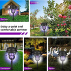 Solavex Trappola per Zanzare Solare & Luce LED | Impermeabile IP65 | Giardino & Terrazza | Insetticida