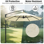 SunViva | Copertura sostitutiva impermeabile per ombrelloni 6/8 stecche | Giardino e terrazza all'aperto