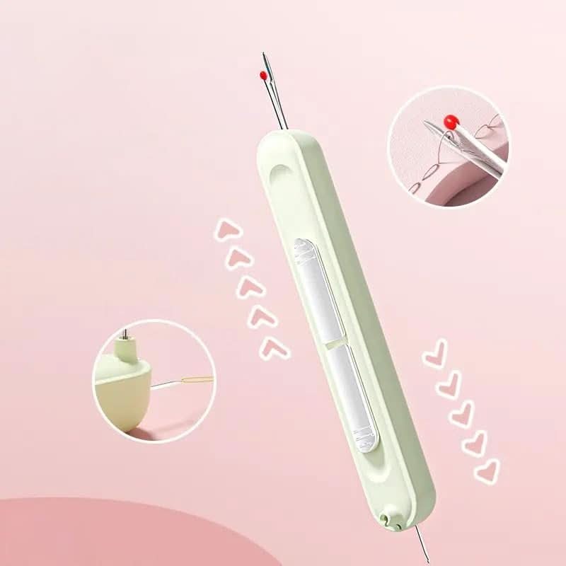 Strumento da cucito 2-in-1 – Pratico infilatore per aghi e scucitore (x2)