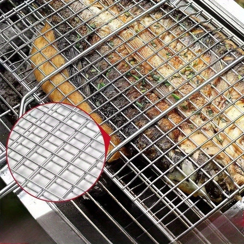 GRILLGRID – Cestino BBQ di Grande Capacità per un Controllo Uniforme della Grigliatura all'Aperto