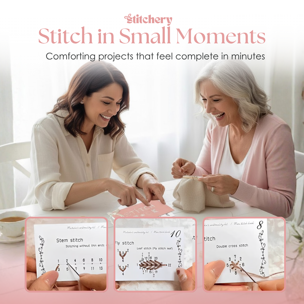 Stitchery – Mini Libro di Ricamo per Progetti Creativi