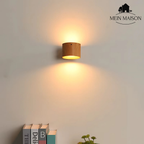 Applique LumiScandi | Senza fili & Ricaricabile | Design Scandinavo | Legno Rovere
