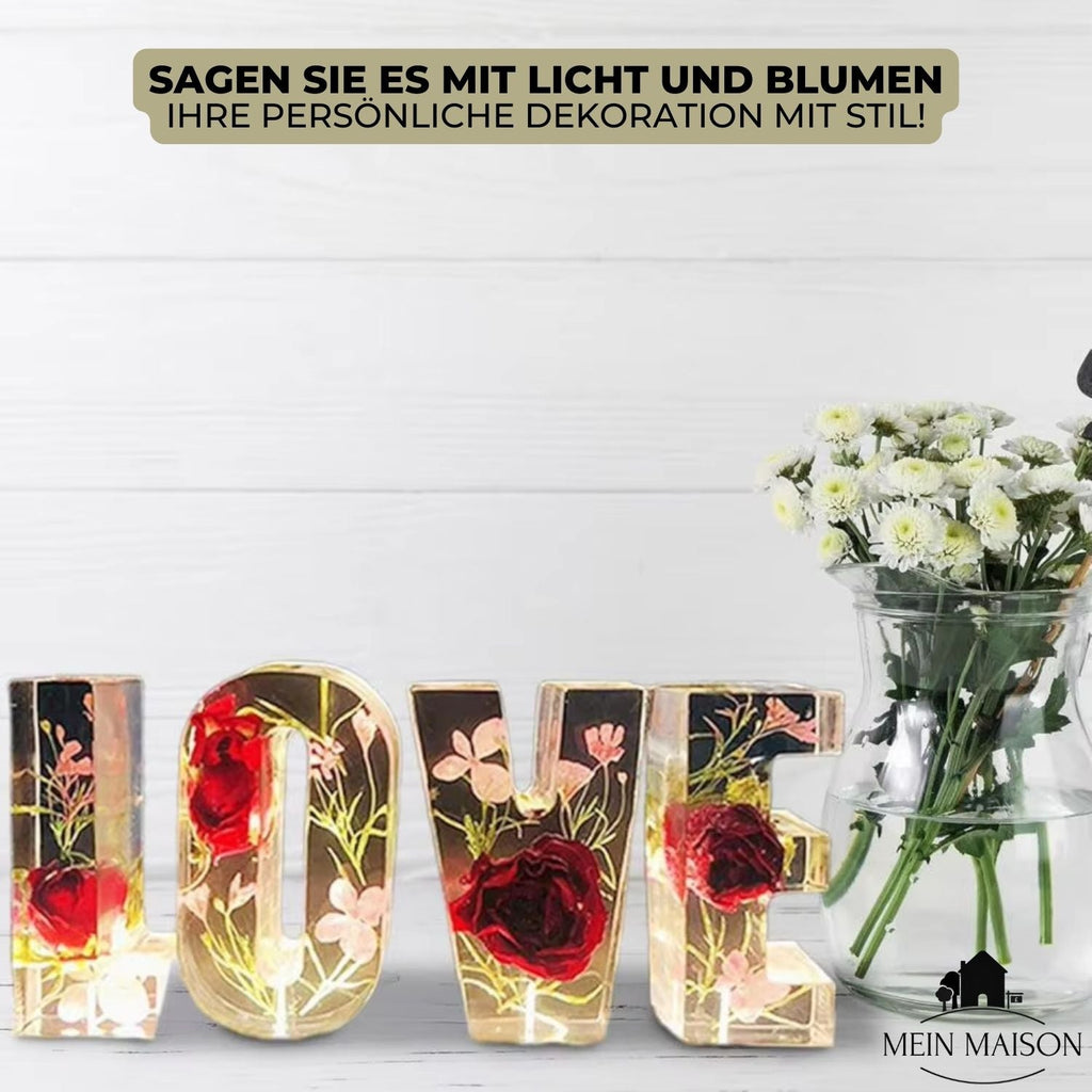 50% SCONTO | FloraLetter - Lettere floreali in resina