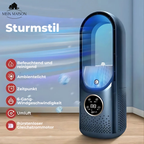 Airevo Raffrescatore d'Aria | Ventilatore USB Senza Pale | 6 Velocità | Silenzioso & Con Timer | Umidificazione dell'Aria