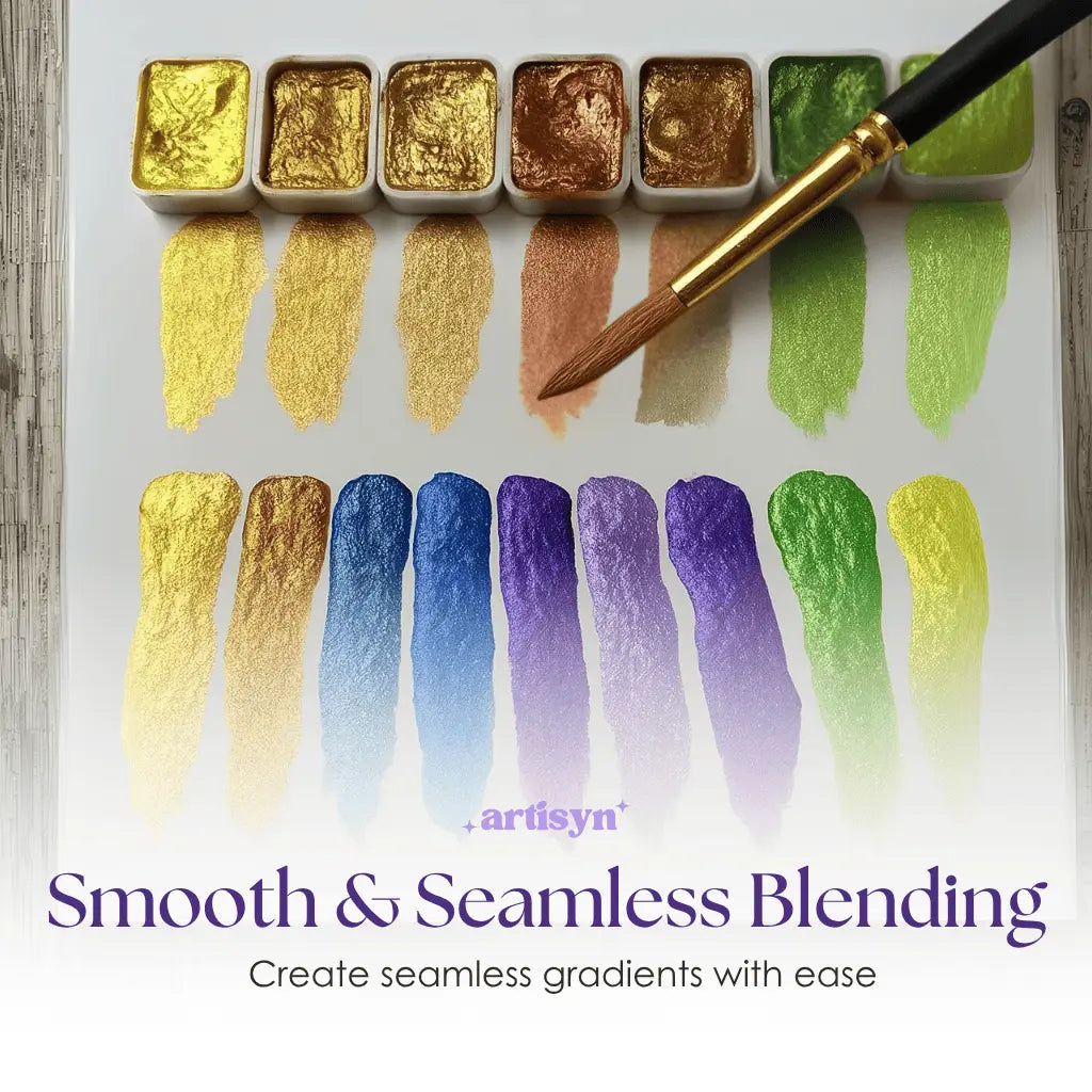 Artisyn - Set di Colori Acquerello Iridescenti