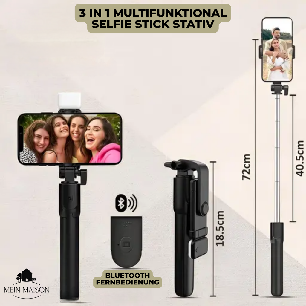 SnapPro – Il tuo selfie stick Bluetooth 6-in-1 per scatti perfetti