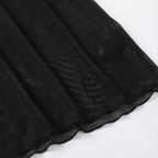Velara - Abito in rete ricamato con spalle scoperte per donna