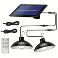 Set di Lampade a Sospensione Solari Doppie