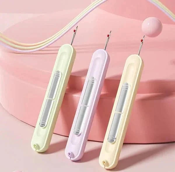 Strumento da cucito 2-in-1 – Pratico infilatore per aghi e scucitore (x2)