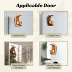 Zenvane – Campanello da Porta in Legno con Base Magnetica