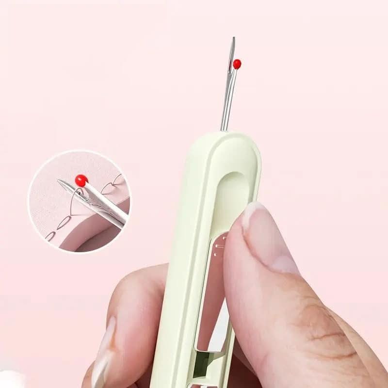 Strumento da cucito 2-in-1 – Pratico infilatore per aghi e scucitore (x2)