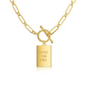 Collana in Catena a Clip Placcata in Oro 14K
