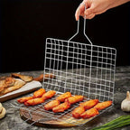 GRILLGRID – Cestino BBQ di Grande Capacità per un Controllo Uniforme della Grigliatura all'Aperto
