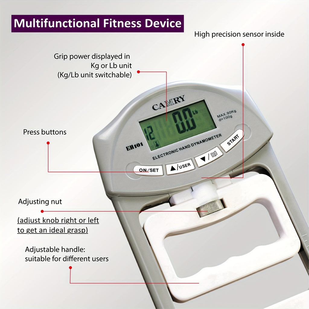 GRIPMETER PRO – Tester Digitale della Forza di Presa con Cattura Automatica