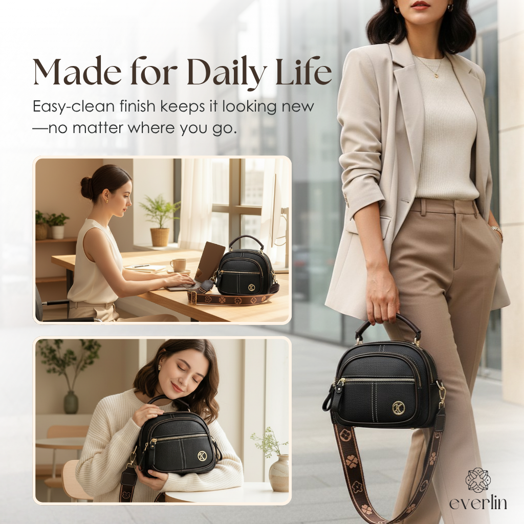 Everlin – Borsa a tracolla quotidiana per uno stile senza sforzo
