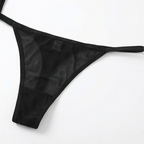 Velara - Abito in rete ricamato con spalle scoperte per donna