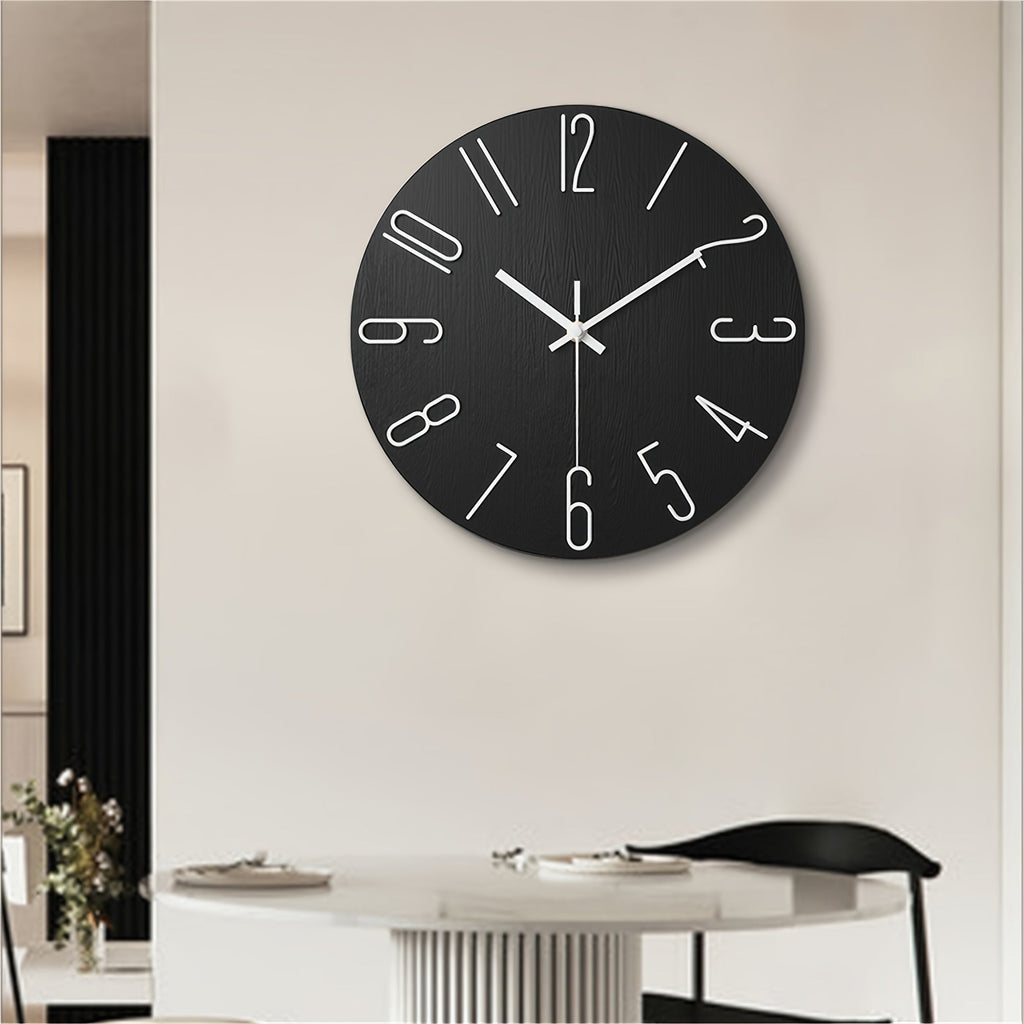 OAKTIDE - Orologio da parete contemporaneo progettato per interni moderni e silenziosi