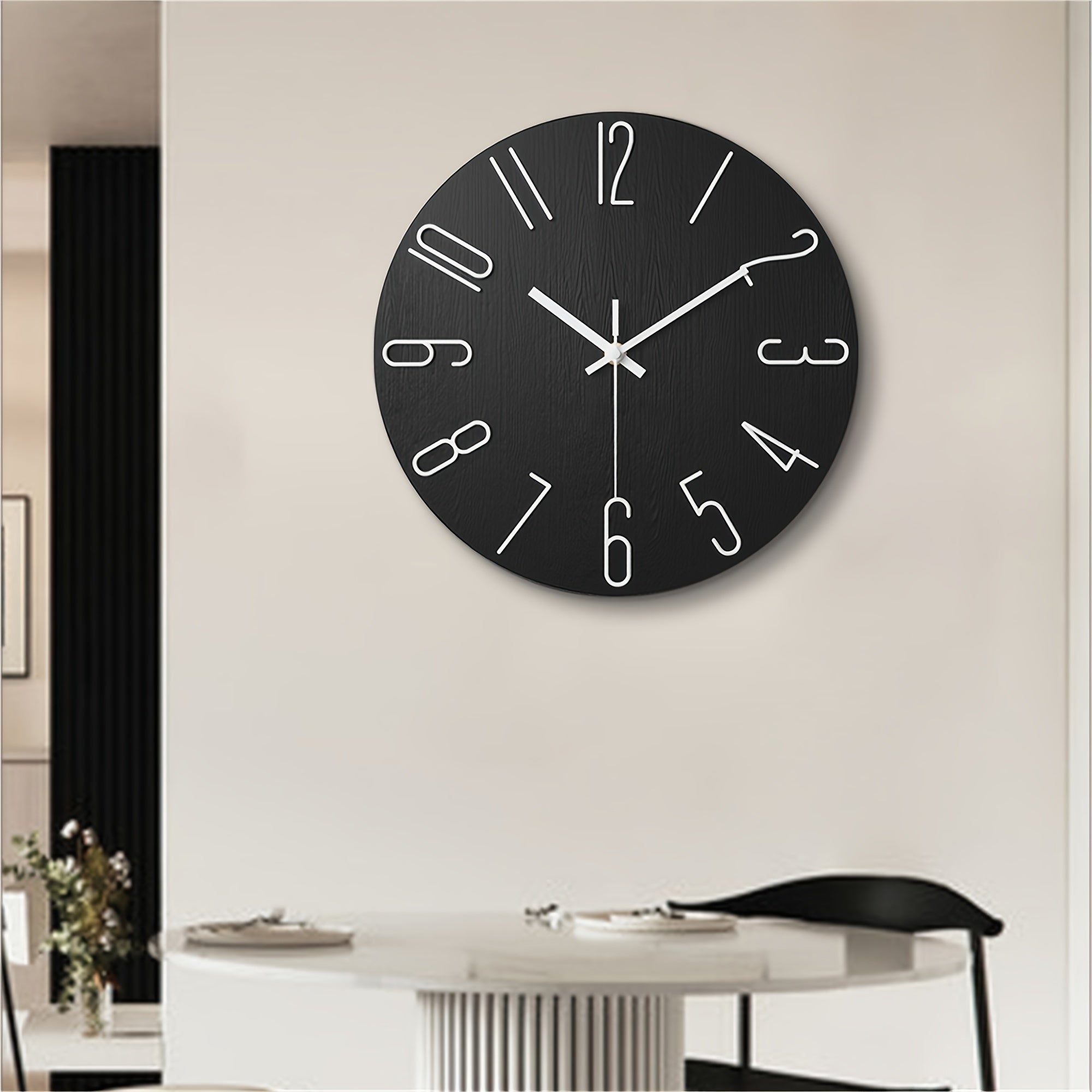 OAKTIDE - Orologio da parete contemporaneo progettato per interni moderni e silenziosi