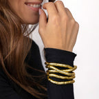 Serpina - Set di Collana e Bracciale a Forma di Serpente Flessibile