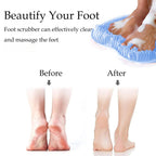 CleanFootFlex Tappeto per Pulizia dei Piedi in Silicone Senza Mani