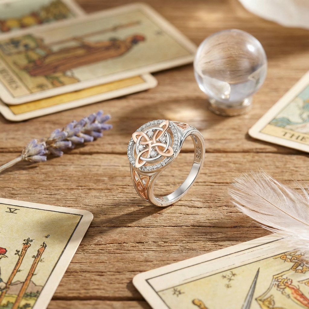 Anello di Protezione Celtico Keltara Bicolore