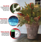 Albero di Natale Artificiale Pre-illuminato Filler per Urna