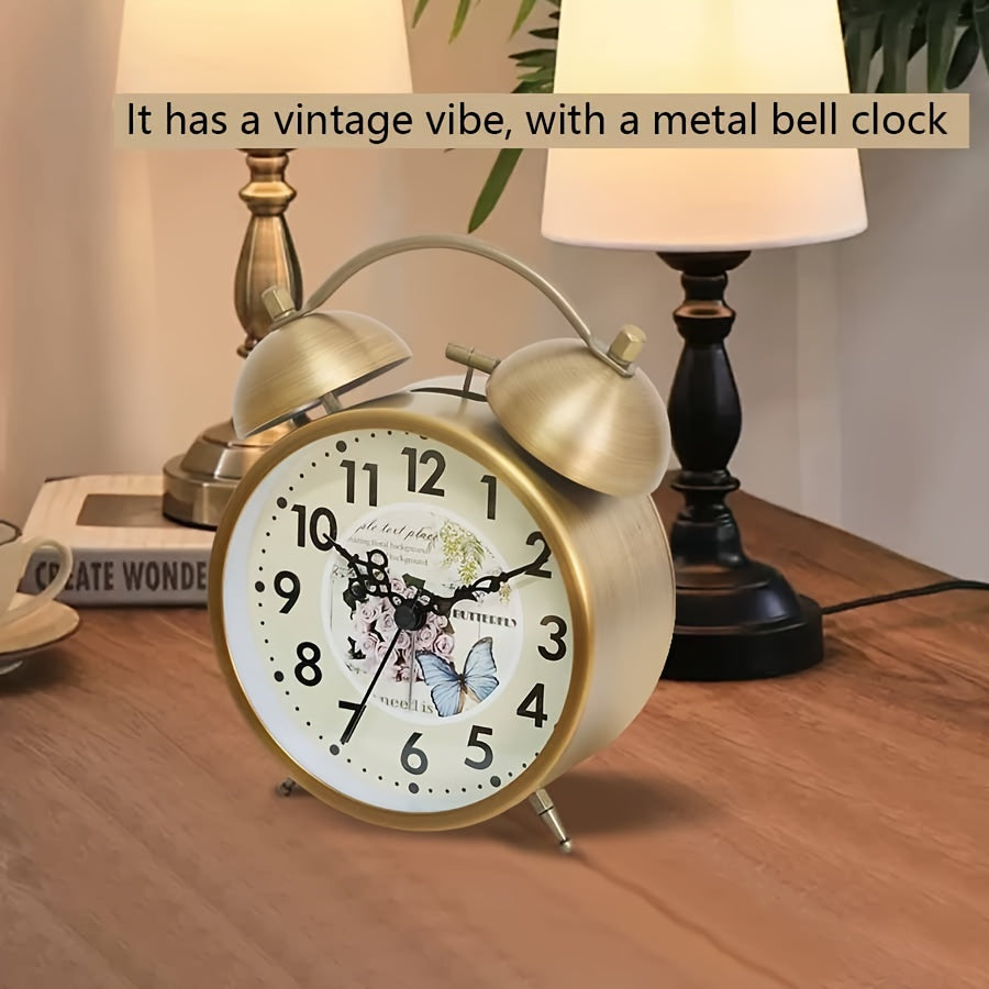 NORDIBELL – Orologio Alarm Luminosa Vintage Scandinavo