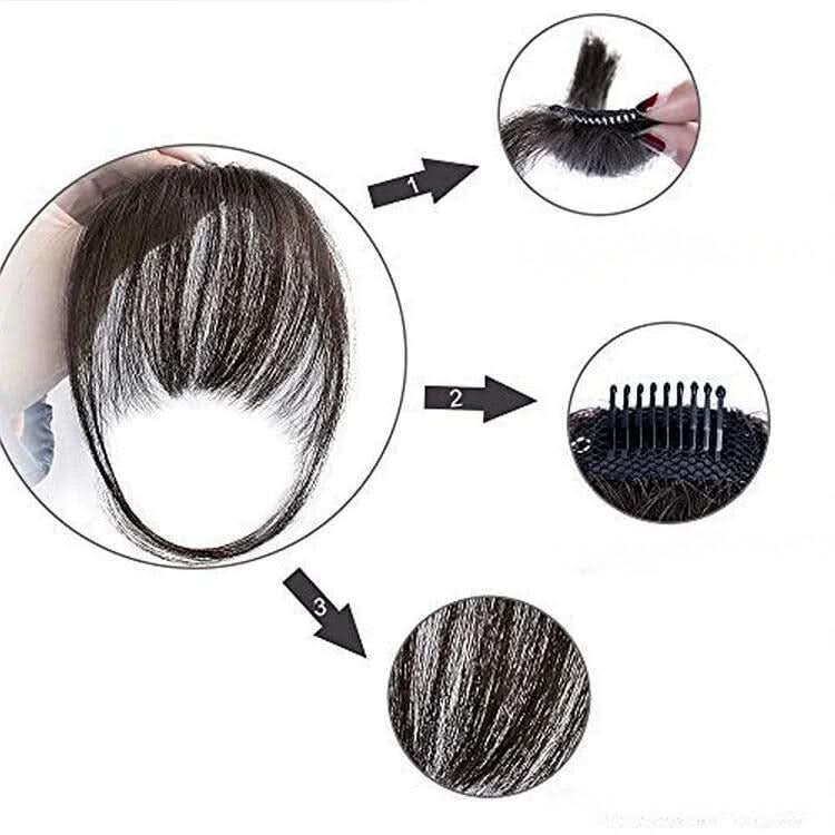 Frangia clip-in per un look trasformato all'istante