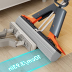 CLEANFLOW - Mop a strizzatore con spugna ad alta assorbenza per bagno e pavimenti
