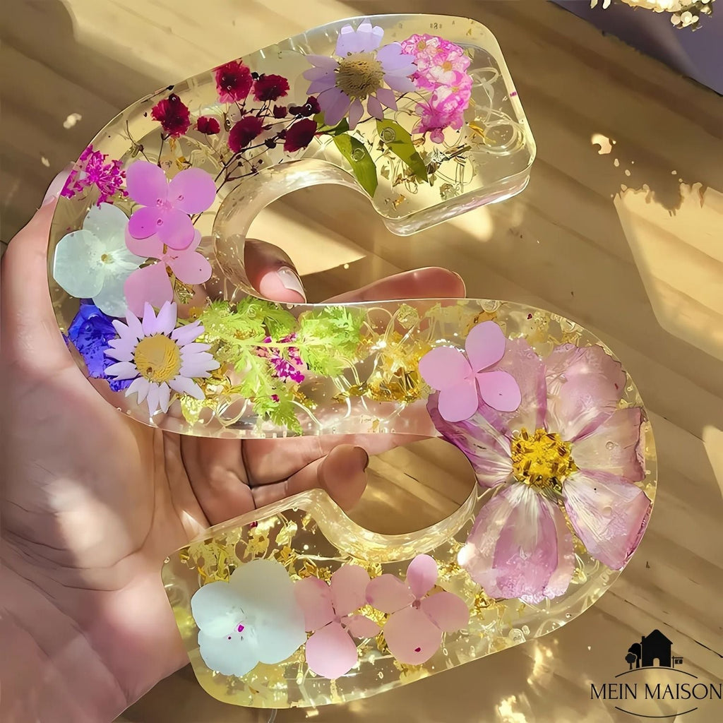 50% SCONTO | FloraLetter - Lettere floreali in resina