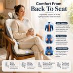 SEATRELIEF – Cuscino Ergonomico per il Coccige per una Seduta Senza Dolore