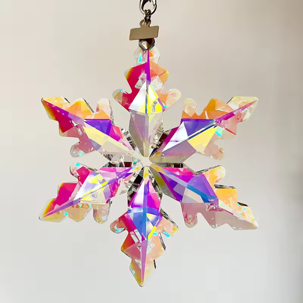 Luméra – Ornamento di Cristallo a Fiocco di Neve