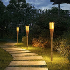FLAMEGLOW – Luci LED in Bambù Solari per Atmosfera Esterni