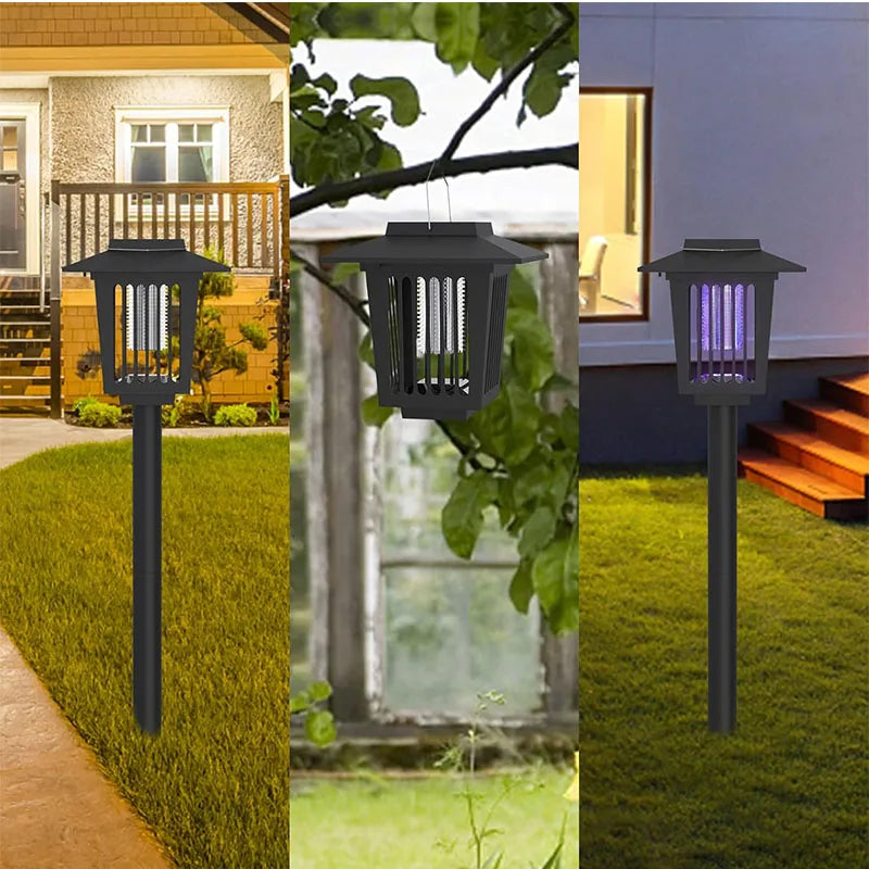 Solavex Trappola per Zanzare Solare & Luce LED | Impermeabile IP65 | Giardino & Terrazza | Insetticida