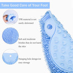 CleanFootFlex Tappeto per Pulizia dei Piedi in Silicone Senza Mani