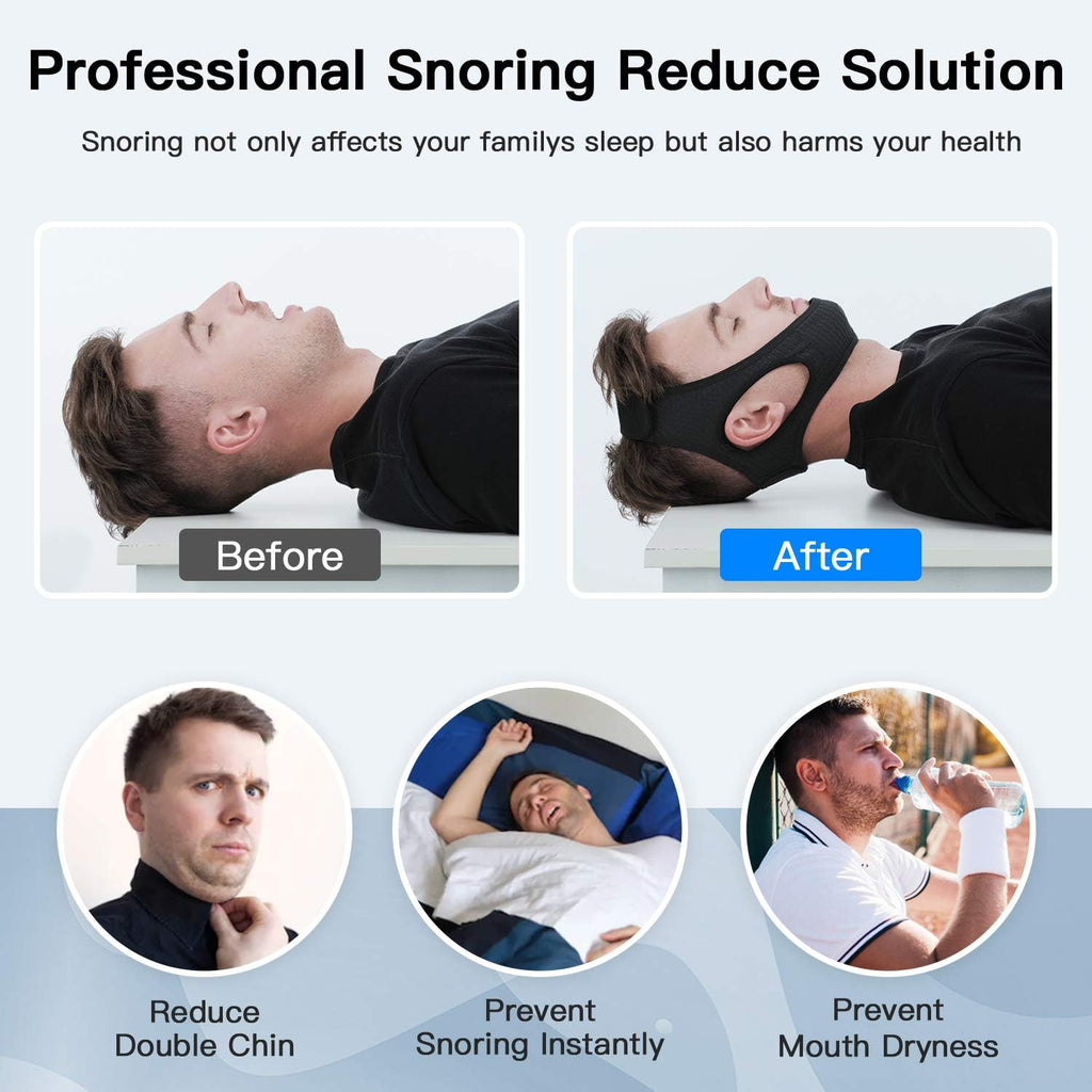 Fascia Mentale Antisnoring per Apnea Notturna