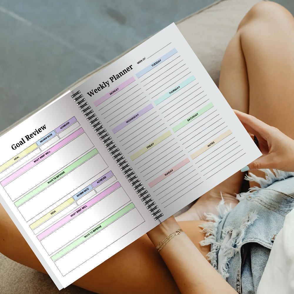 FOCUSVAULT – Pianificatore Esclusivo per Adulti con ADHD 2026, Diario Strutturato di Produttività Giornaliera e Settimanale