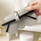 Brandary - Pochette per occhiali da sole in morbida pelle PU