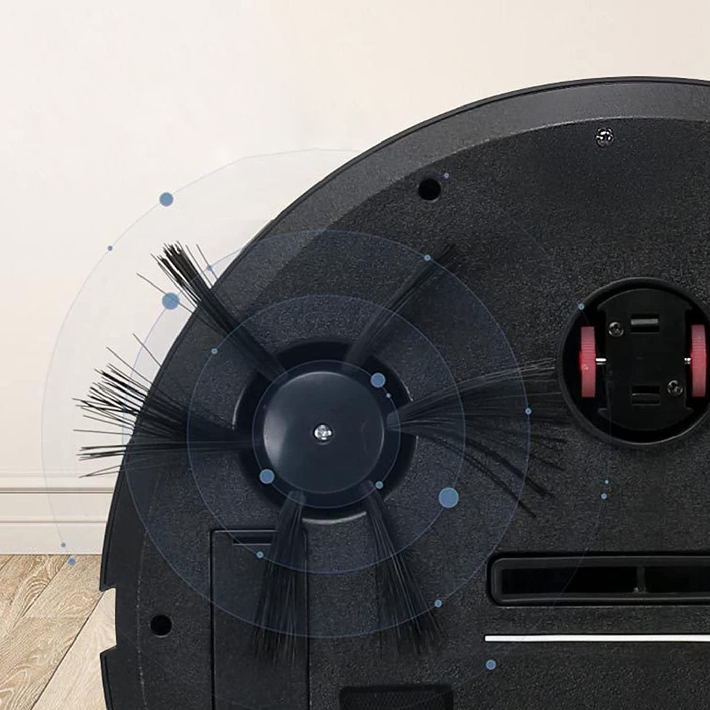 Cleanoro S6 Robot Aspirapolvere | Compatto & Intelligente | Per peli di animali, pavimenti duri & tappeti | 2h di autonomia