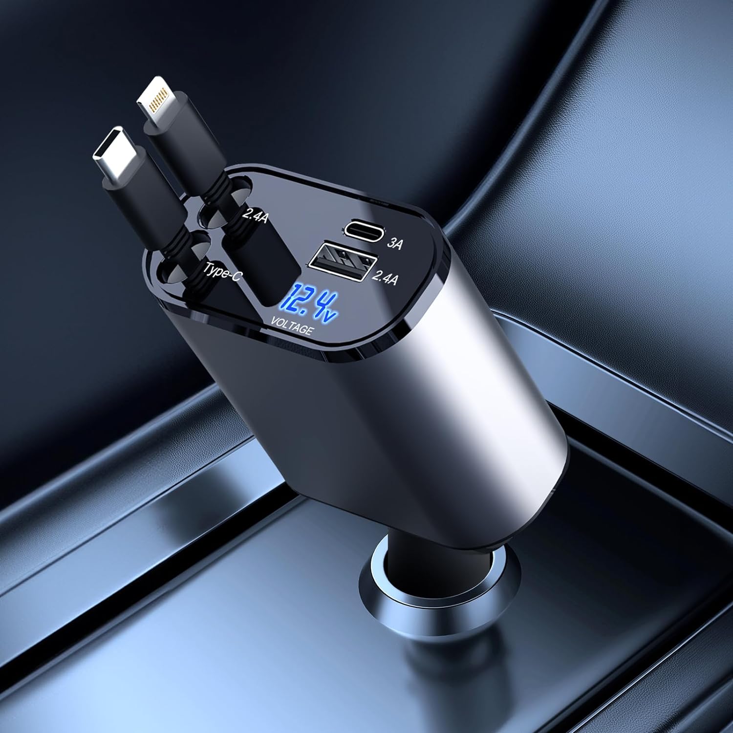 AutoCharge - Caricabatterie rapido 4 in 1