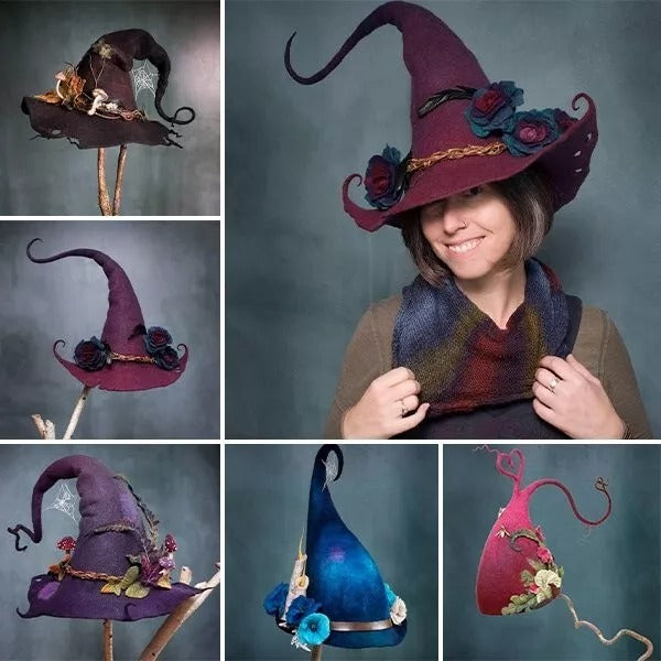 Cappelli da Strega in Feltro per Festa di Halloween
