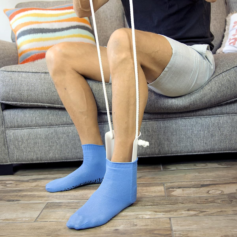 Dispositivo per Indossare Calze Senza Piegarsi per Anziani e Disabili