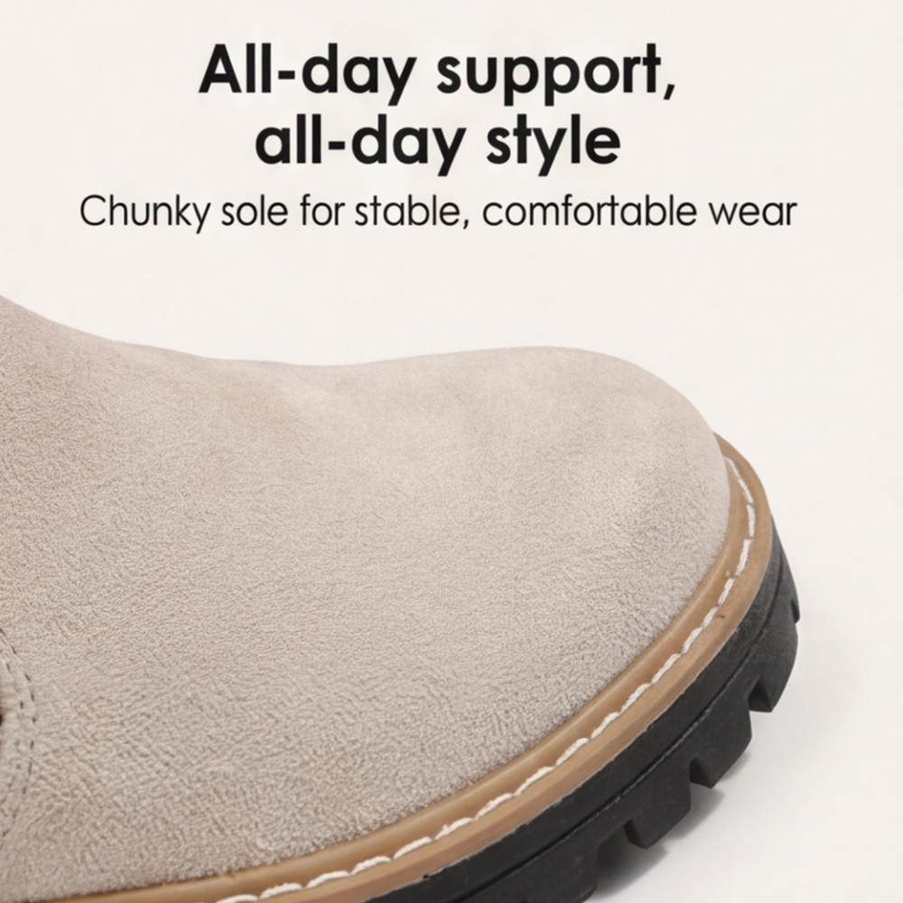 Stepara - Stivali Chelsea in suede con cerniera laterale