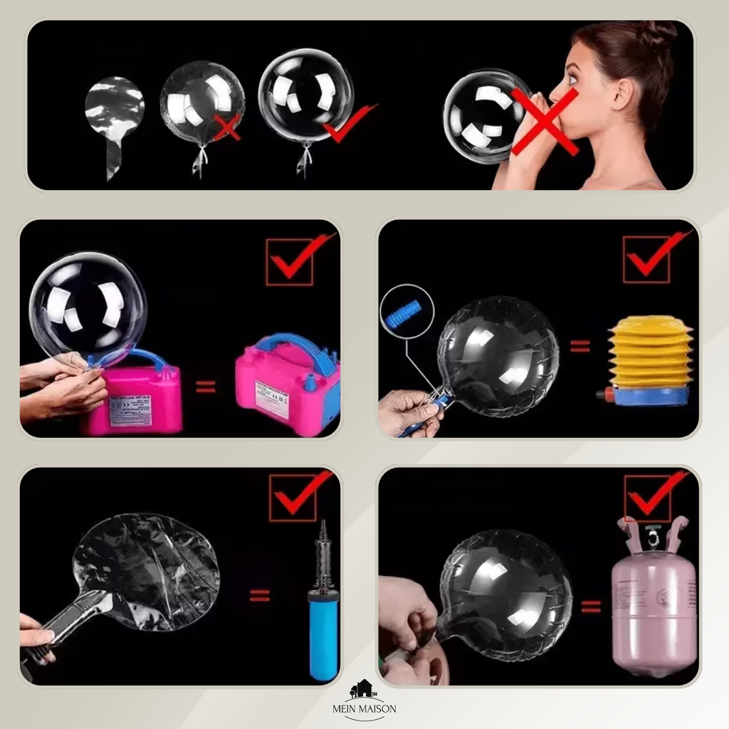5+5 GRATIS | PartyGlow – Illumina ogni festa con luci a LED a forma di palloncino riutilizzabili e caldi