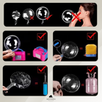 5+5 GRATIS | PartyGlow – Illumina ogni festa con luci a LED a forma di palloncino riutilizzabili e caldi