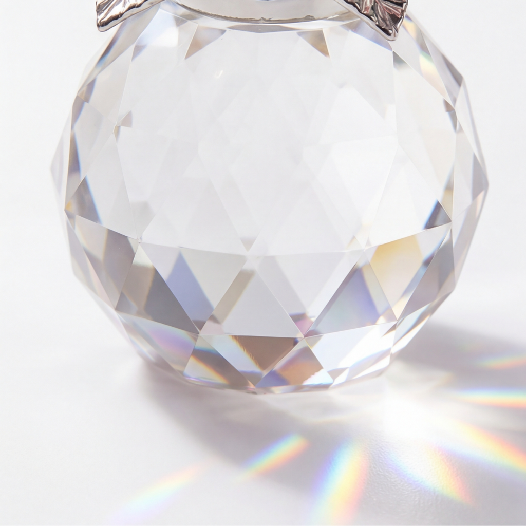 Lumirose – Bouquet di Rose di Cristallo con Vaso