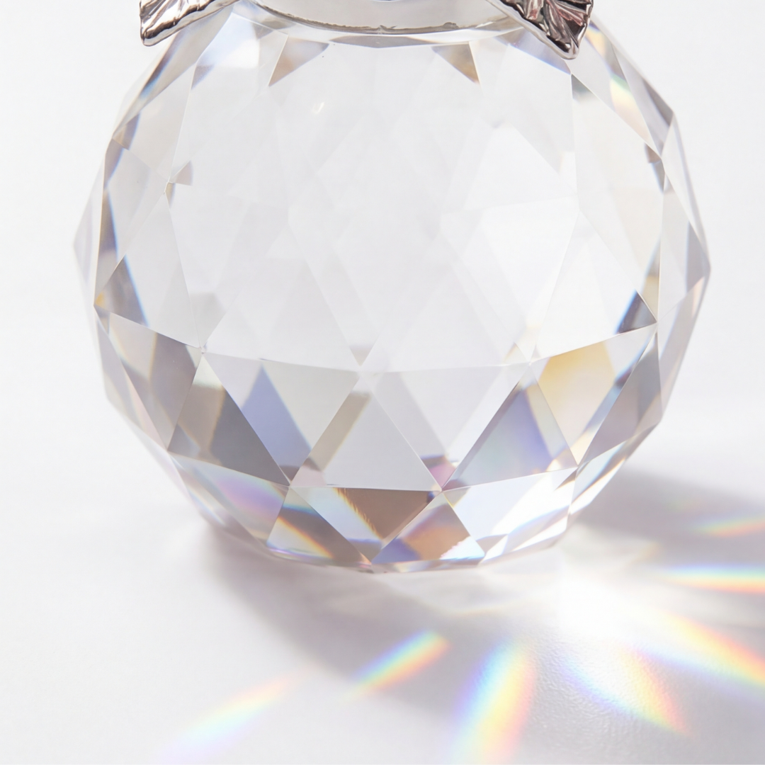 Lumirose – Bouquet di Rose di Cristallo con Vaso